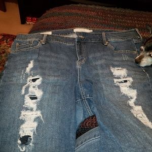 Torrid Distressed Boyfriend Shorts